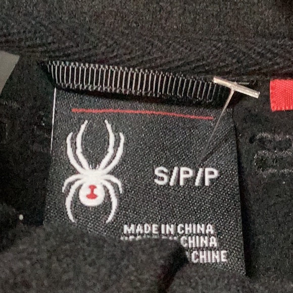 Men’s Spyder Quarter Zip Pullover Polar Jacket Sz. S - Picture 5 of 7